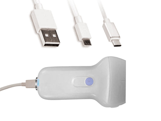 linear USB probe handheld color ultrasound, supporting USB + wireless WiFi connectivity (96E)