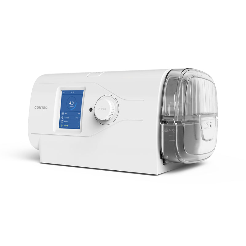 Dispositivo de pressão positiva nas vias aéreas com tela LCD colorida R100, modo CPAP, ventilador de pressão positiva para tratamento pulmonar. 